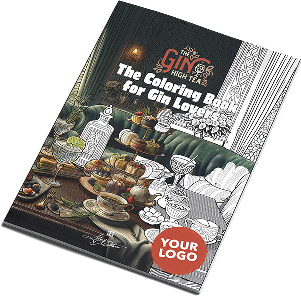 📦 B2B – The Gin High Tea: Gin Coloring Book for Retailers (PU = 5 Books)