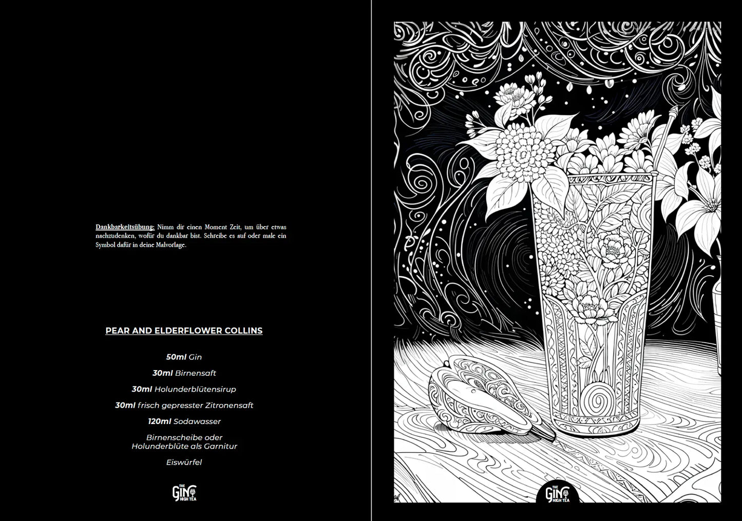 The Gin High Tea – Das Gin Malbuch für Gin-Liebhaber (Vorbestellung)