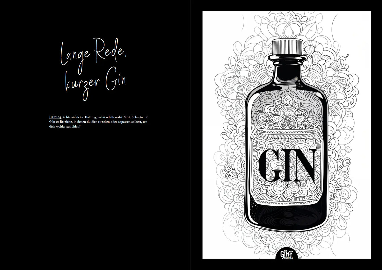 The Gin High Tea – Das Gin Malbuch für Gin-Liebhaber (Vorbestellung)