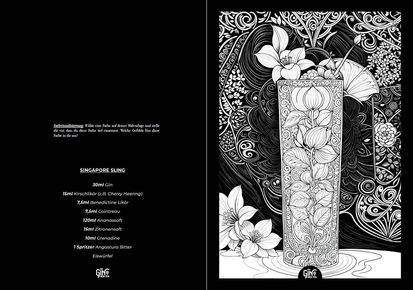 The Gin High Tea – Das Gin Malbuch für Gin-Liebhaber (Vorbestellung)