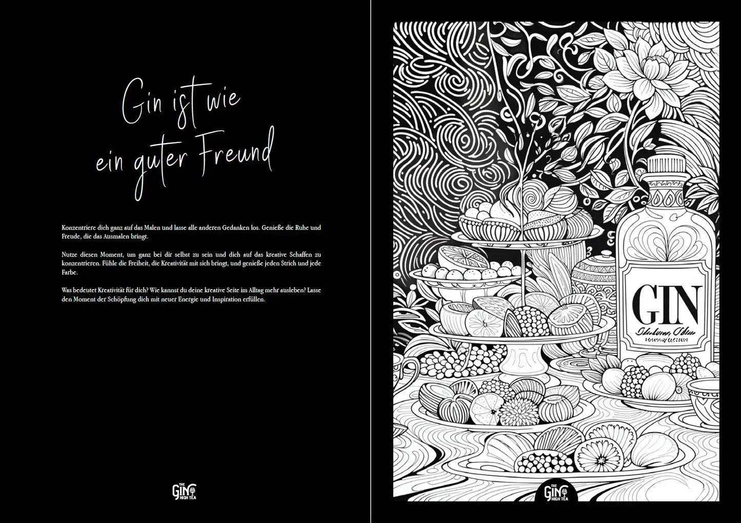 The Gin High Tea – Das Gin Malbuch für Gin-Liebhaber (Vorbestellung)